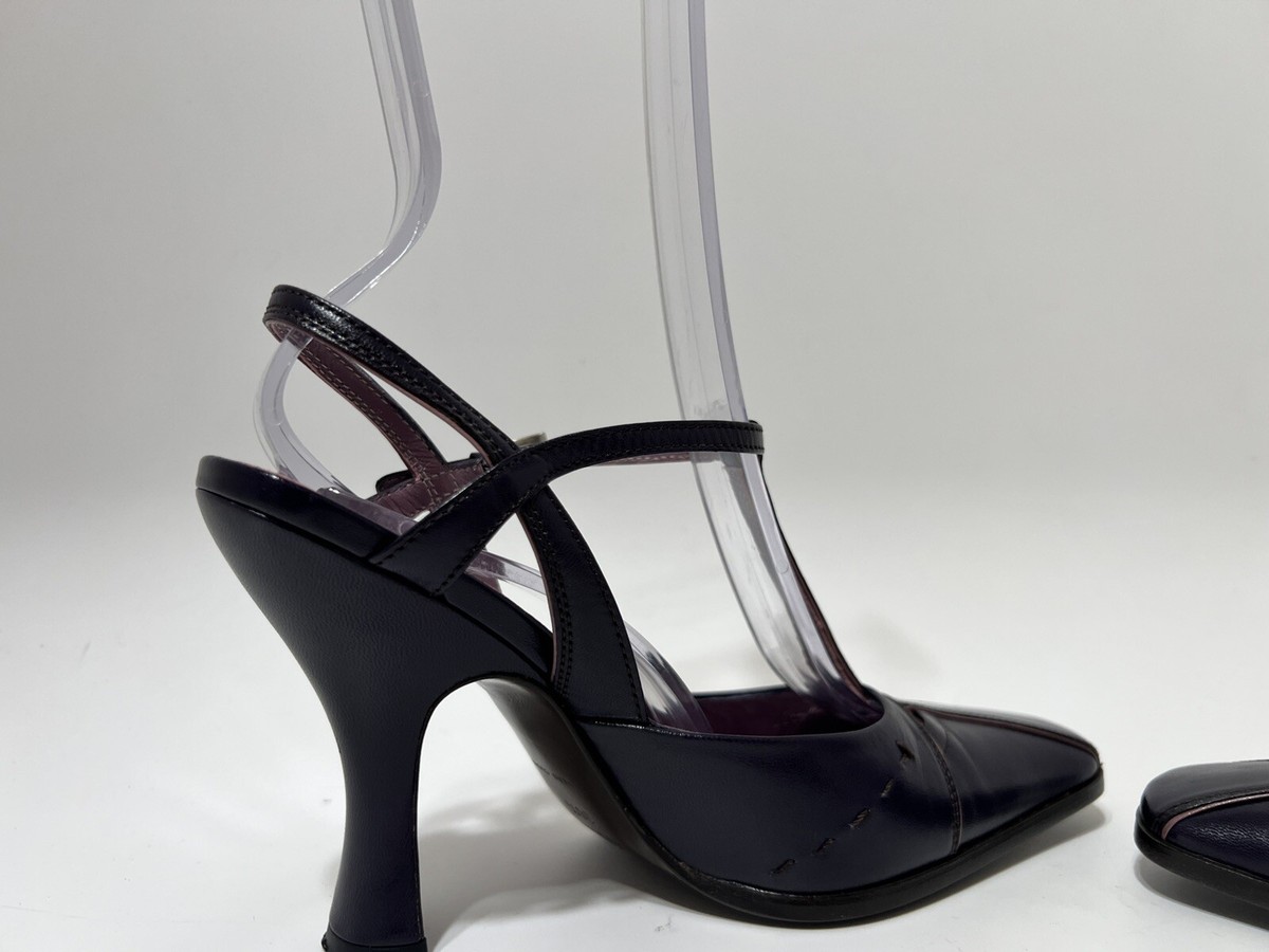 靴 PRADA Leather Strap Heels PRADA Leather Strap Heels