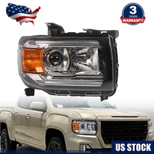 For 2015-2022 GMC Canyon Projector Headlight Assy Halogen w/LED DRL Right Side