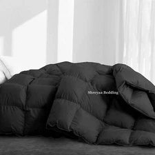 Awesome Down Alternative Comforter+Sheet Set Full XL Size Gray Solid