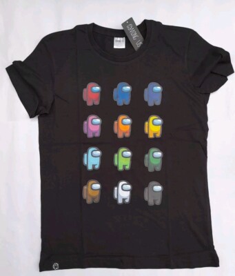 Among Us/Online Game Charact kurzärmeliges T-Shirt/T-Shirt/Top (14-15 Jahre)