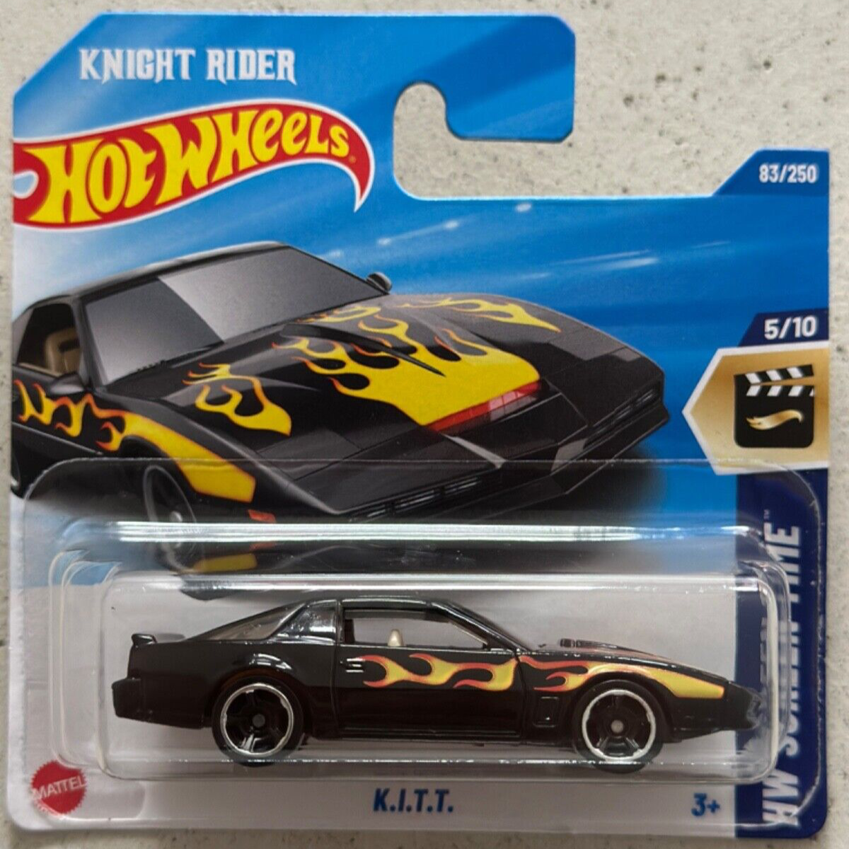 2025 Hot Wheels Knight Rider KITT HW Screen Time flaming pontiac firebird