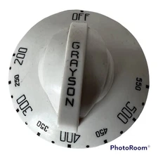 Vintage Robertshaw Grayson Wedgewood O'Keefe & Merritt Oven Control Knob Dial 