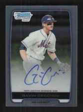 Gavin Cecchini 2012 Bowman Draft Picks & Prospects Chrome Refractor Auto #BCA-GC