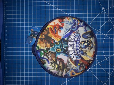Skylanders Spyro's Adventure Round Zip Storage Case Carrying Bag by Power A