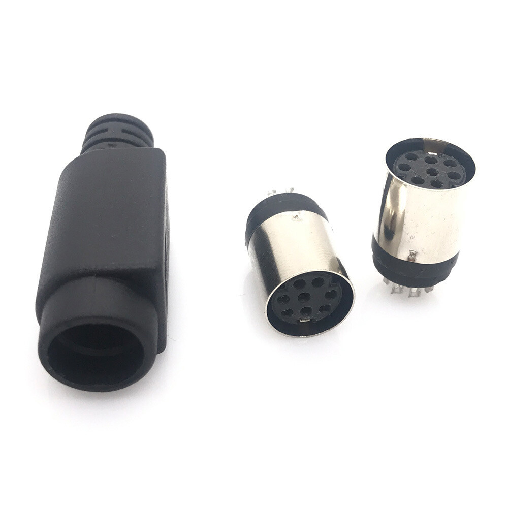 S Video Port Rectangular S-Video Female-S-Video Male Video S-Video Cables 8-Pin Mini DIN S-Video ...