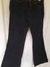 faded glory jeans ladies 18 Petite Bootcut stretch Black Jeans Exc Cond