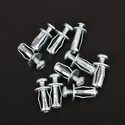 10 Sets M4/M5/M6 Jack Nuts Car Metal Screw Petal Nuts For Hollow Wall Iron S W D