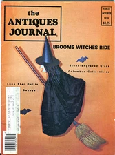 The Antiques Journal October 1978 Brooms Witches Ride EX 010716jhe