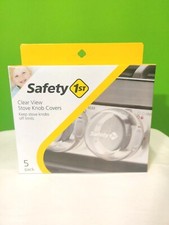 Safety 1st Child-Proof Clear View Stove Knob Covers, 5 Count