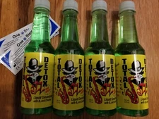 JAZZ TOTAL DETOX - 4 btls, 10 oz,  w/2 Test Strip-Green Apple-Best By 4/2026