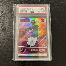 2017 DESHAUN WATSON PANINI ROOKIES AND STARS /70 LONGEVITY #219 PSA 10 ROOKIE