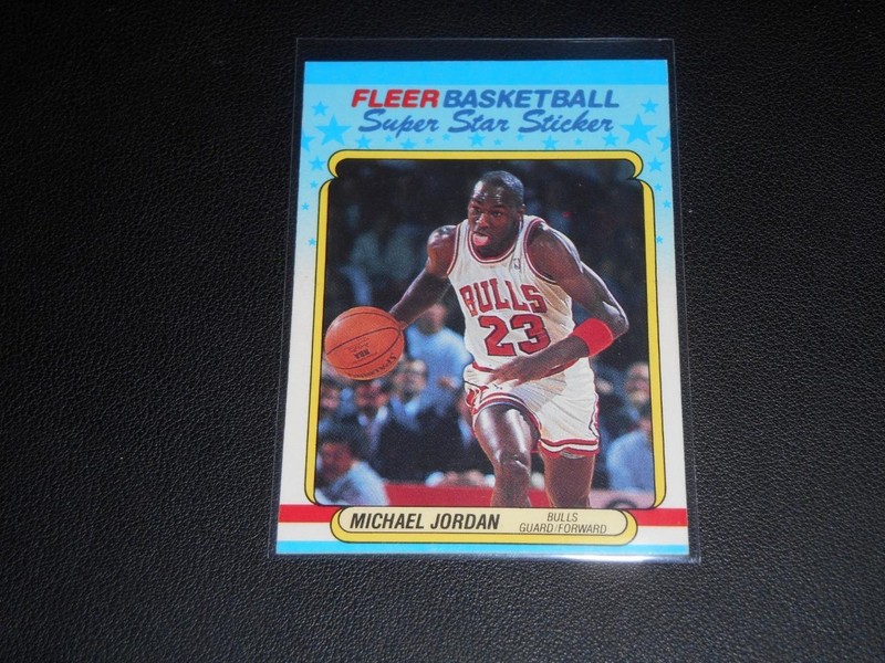 88-89 Fleer Michael Jordan Third Year Sticker - Michael Jordan Cards