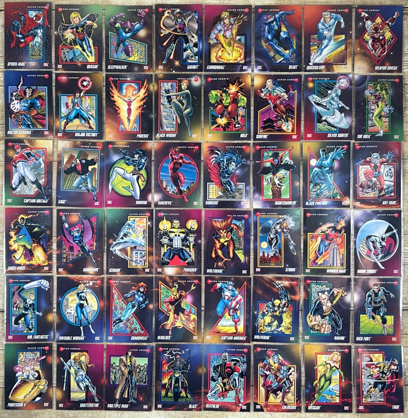 1992 Impel Marvel Universe Cards / Singles You Pick, Base Set & Insert