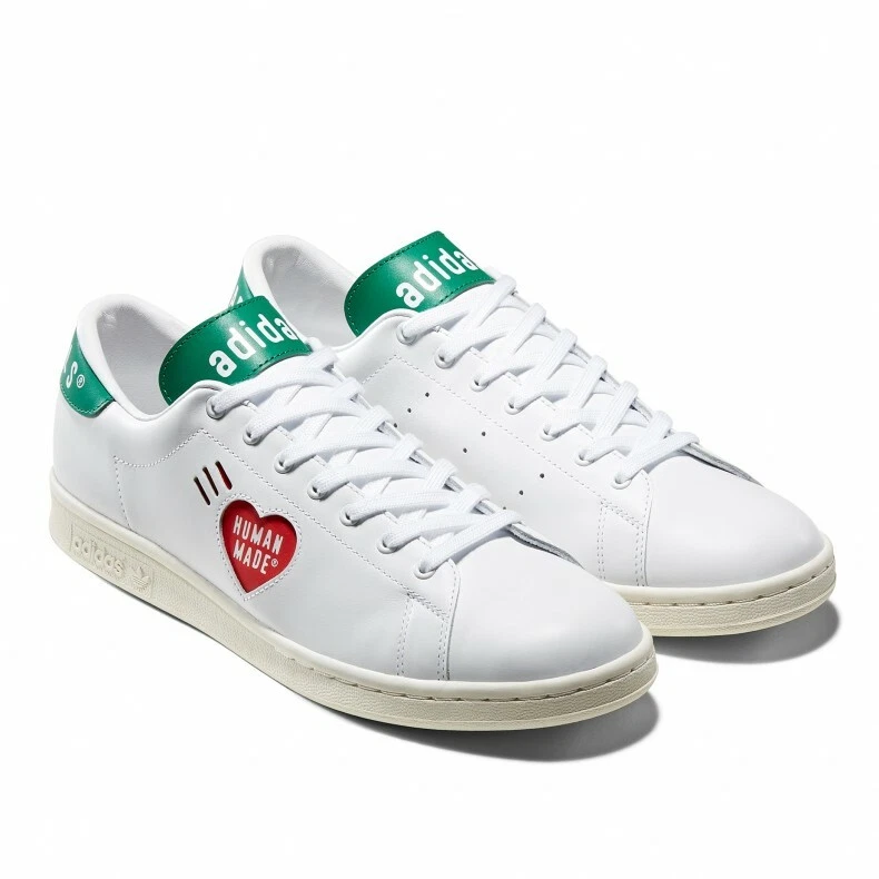 adidas x Human Made Stan Smith Size 4 White RRP £130 Brand New