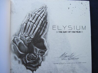 ELYSIUM ART OF THE FILM - SIGNED by Film Dir. NEILL BLOMKAMP