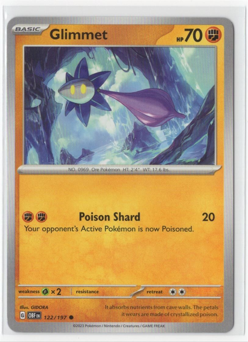 Pokemon Obsidian Flames 122/197 Glimmet