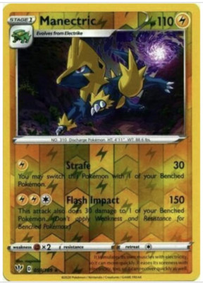 Pokemon - Manectric 059/189 - Rare - Reverse Holo - Darkness Ablaze - NM/M - NEW