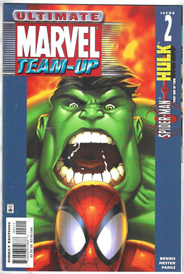 Ultimate Marvel Team-Up Comic 2 with Spider-Man Hulk First Print Cover A 2001