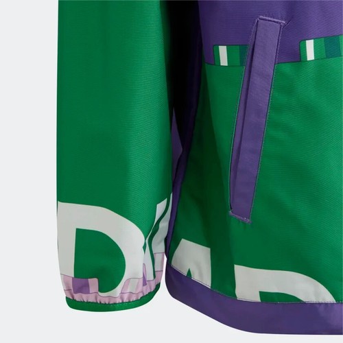 NWT$90 ADIDAS X CLASSIC LEGO HALF-ZIP WINDBREAKER youth size XL - Picture 5 of 6