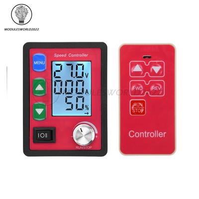 DC6-55V 15A PWM Intelligent DC Brush Motor Speed Controller Forward and Reverse