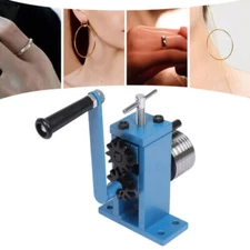 Handcrank Ring Earring Bending Machine Ring Bender Jewelry Crafts Making Tool