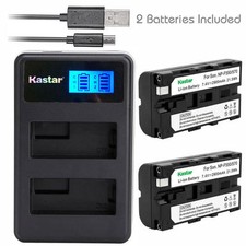 Kastar NP-F570 BatteryCharger for Sony NP-F330 F550 F570 LED Vedio Light V-Mount