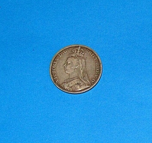 Great Britain 1889 Crown Silver - Foto 2 di 2