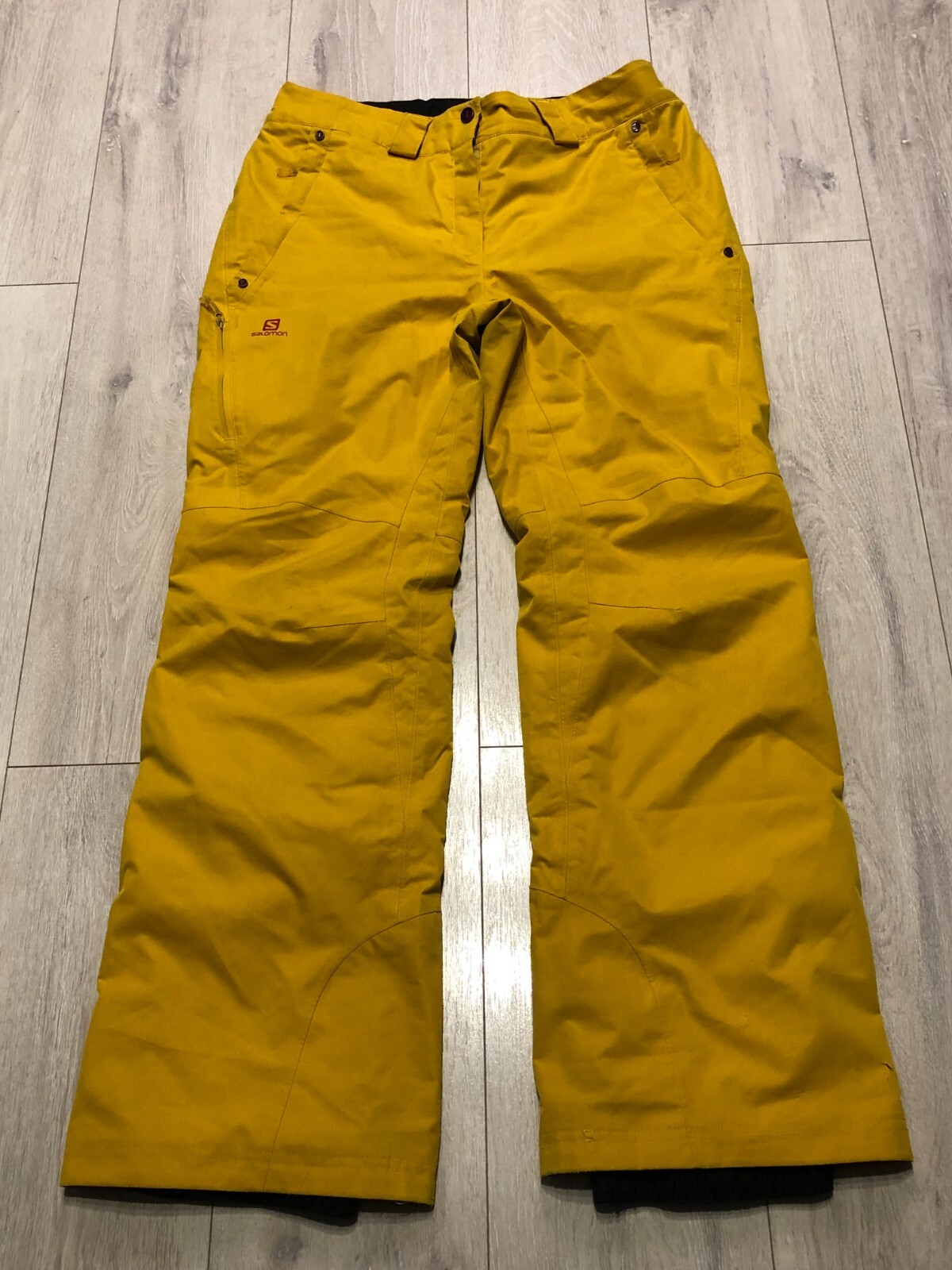Pantaloni donna Salomon Advanced Skin giallo secco regular taglia UK 10 M