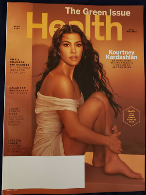 Health Magazine April 2020: Green Issue: Kourtney Kardishian, Salad Tips, etc 