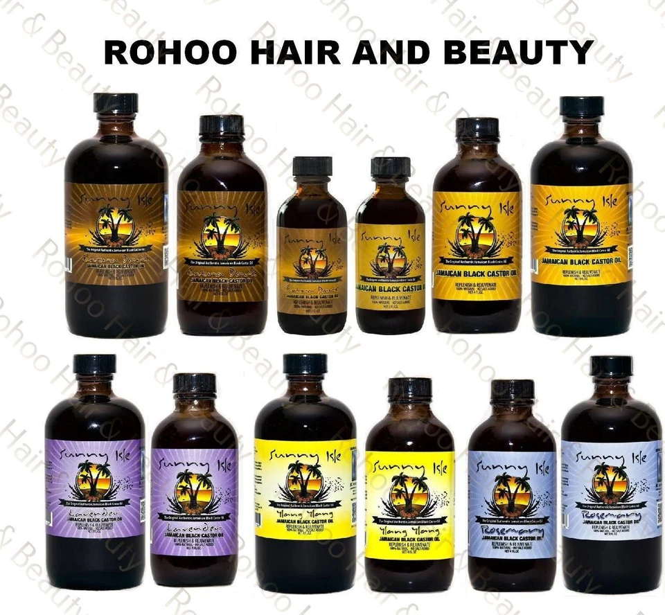 Sunny Isle Jamaican Black Castor Oil Extra Dark Original Lavender & Ylang Ylang