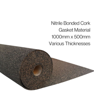 1,5/3/6 mm Nitril verklebter Kork KFZ ölbeständiges Material 1000 x 500 mm