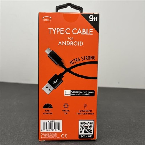 iHip 9ft PVC Black Cable Type-C - 第 4/5 張圖片