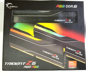その他 G.Skill Trident Z5 Neo RGB DDR5 32GB Desktop Memory (U-DIMM/CU-DIMM) - Trident Z5 Neo RGB (DDR5/AMD
