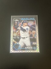 2024 Topps Chrome Prism Refractor RC #92 Jacob Amaya Miami Marlins