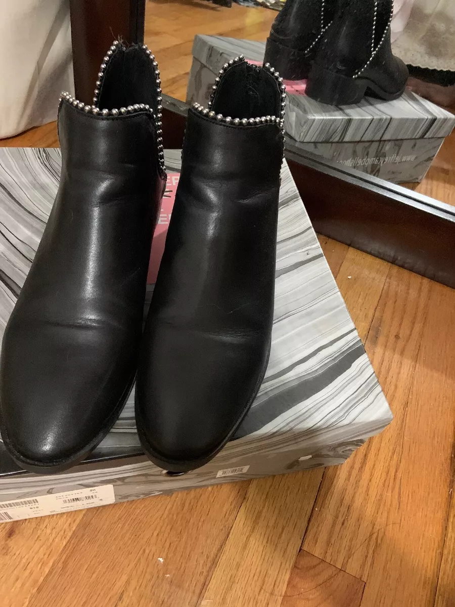 Steve Madden Ankle Leather Cut Out Studded Boots eBay