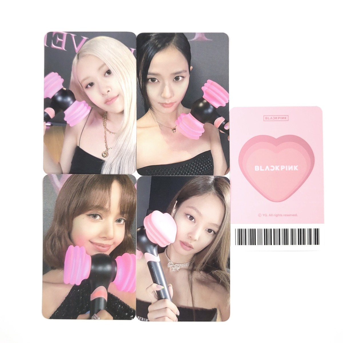 Idol Blackpink Light Stick Official Version 2 + Photo Card for K-Pop Idol  Concert Refueling LightStick