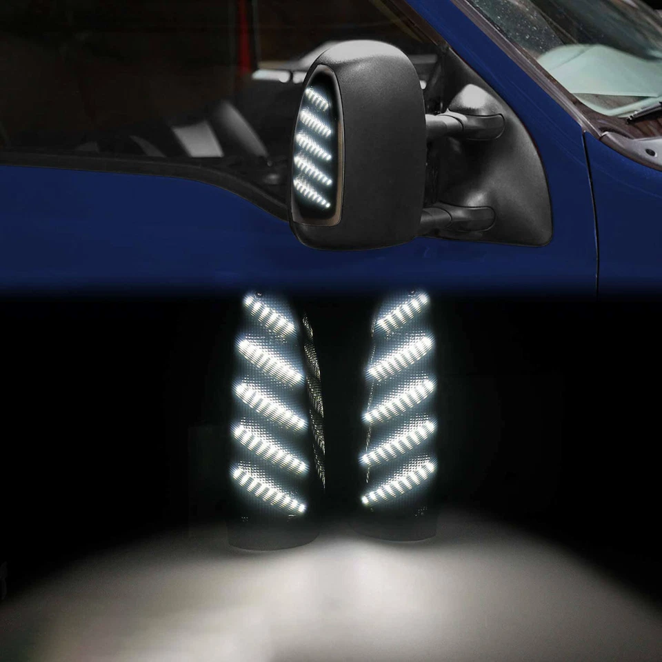 Дымчатые светодиодные габаритные огни для бокового зеркала с переключателем для 03–07 Ford F250 F350 F450 - Изображение 4 из 4