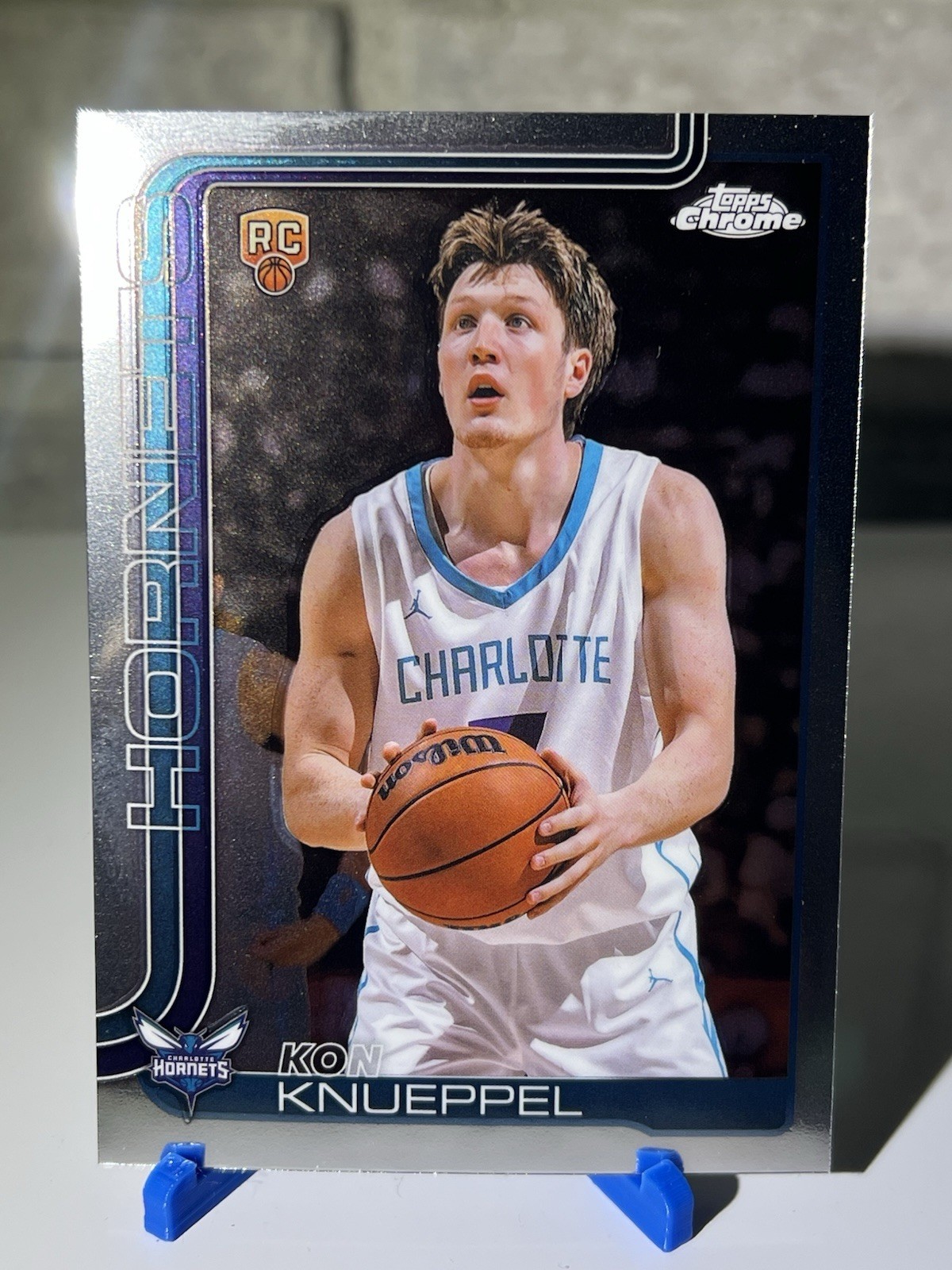 2025-26 Topps Chrome NBA Kon Knueppel Base Rookie Card RC #254
