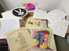 Vintage Iron On T-Shirt Tranfers. 100 Pc. Lot.