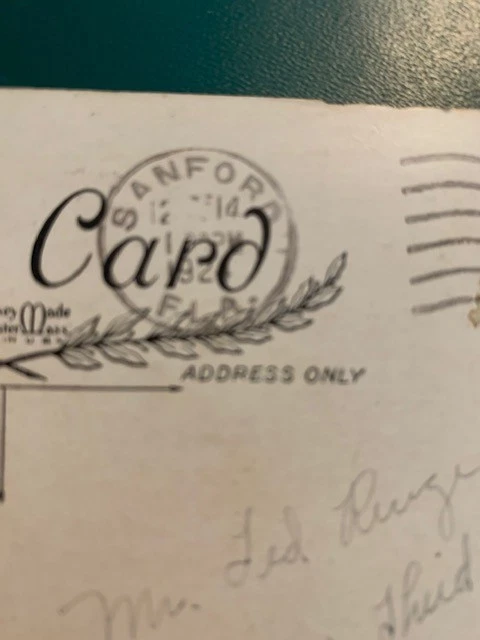 Rare George Washington 1 Cent Stamp on 1924 Valentine Postcard - Image 4 of 4