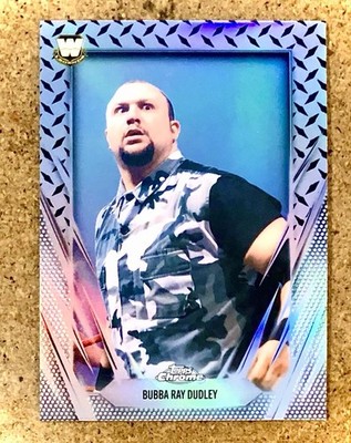 2026 Topps Chrome WWE Legends Diamond Plate Refractor Bubba Ray Dudley #172