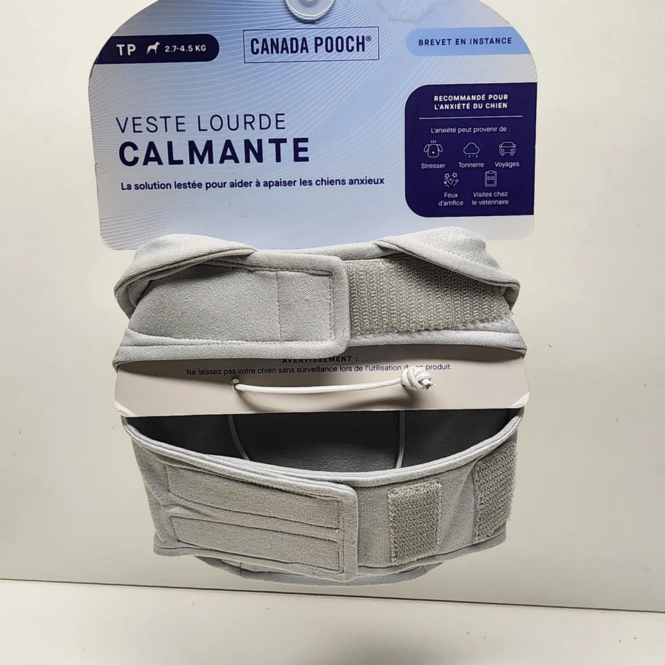Chaleco calmante con peso Canada Pooch para perro - Xs 6-10 libras  Foto 4 de 4