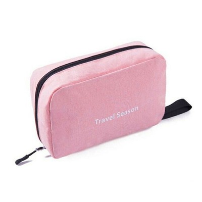 Reise Kulturtasche zum Aufhängen Kulturbeutel Make-up Kosmetik Organizer Rosa Unisex Go-ds