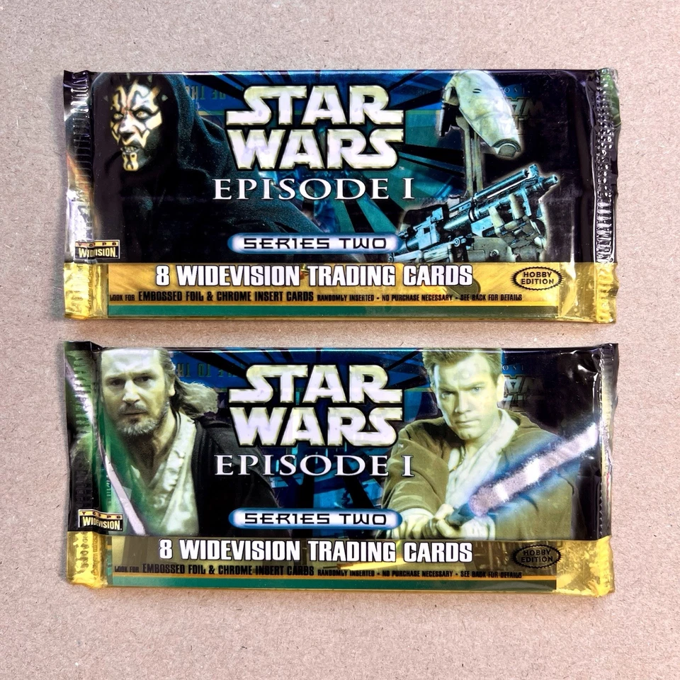 Star Wars Episode I Serie 2 Hobby Edition (1999) Trading Cards Booster - Topps - Bild 3 von 4