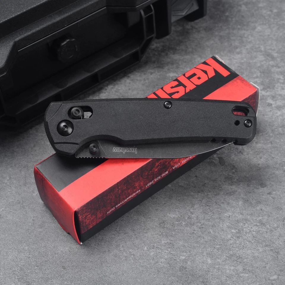 Cuchillo plegable Kershaw Bel Air, diseñado por EDC, con mecanismo de bloqueo Duralock Foto 4 de 4