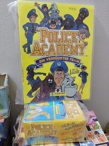 Police academy panini sticker box contain 100 packs and album