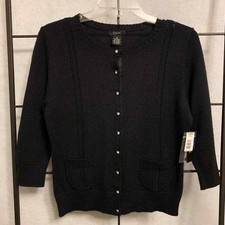 GNW Girls Cardigan Sweater Rhinestone Buttons Size Medium NWT