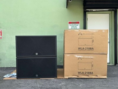 Wharfedale Pro WLA-218BA 4000Watts Dual 18'' Active Subwoofer #6189 (One) THS