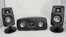 Klipsch Quintet III Speakers • Front Left Right + Center • Tested • Black