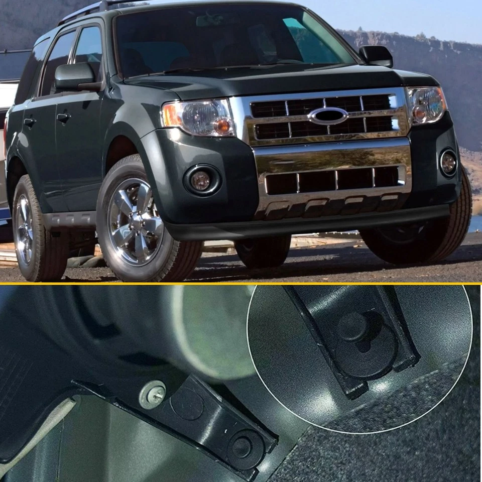 1200 piezas Parachoques 8 mm Clips Retenedor Auto Coche Remaches Ajuste 1991-2002 Saturn Serie S Foto 4 de 4